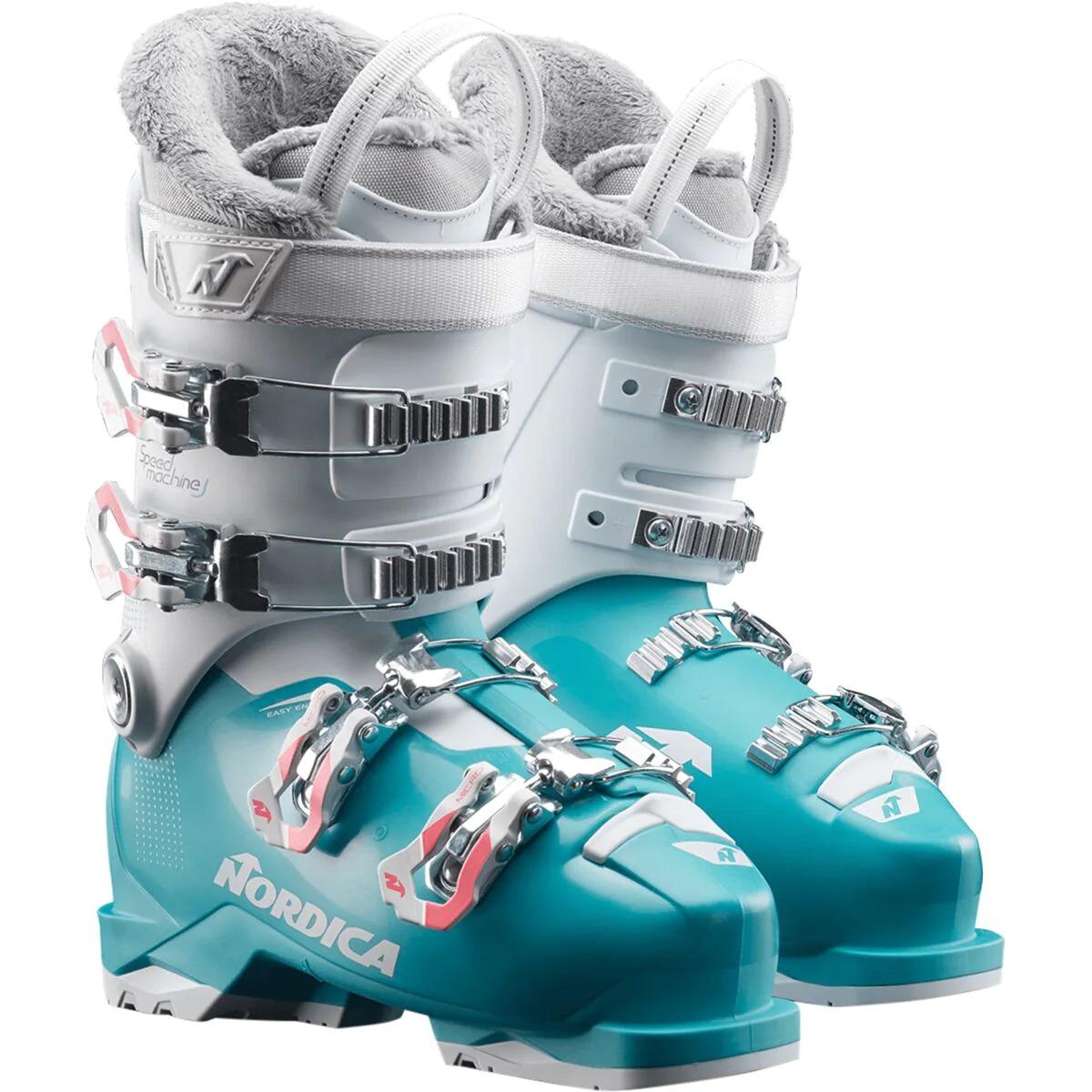 Nordica Speedmachine J4 Ski Boot - Girls' | Blue/ White