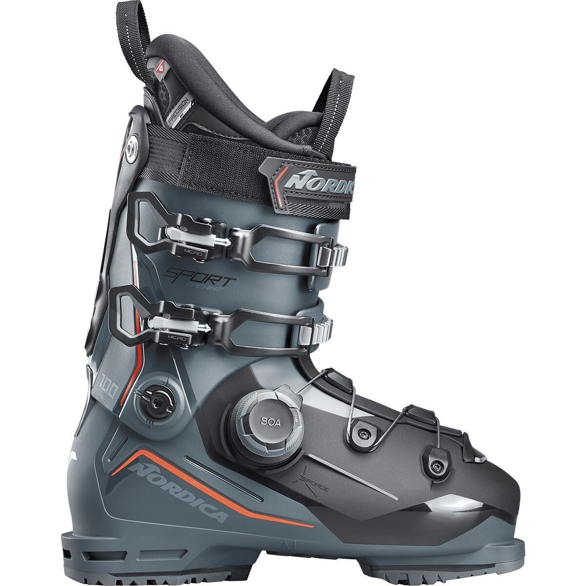 Nordica Sportmachine 3 100 BOA Ski Boot - 2026 | Green/Black/Red