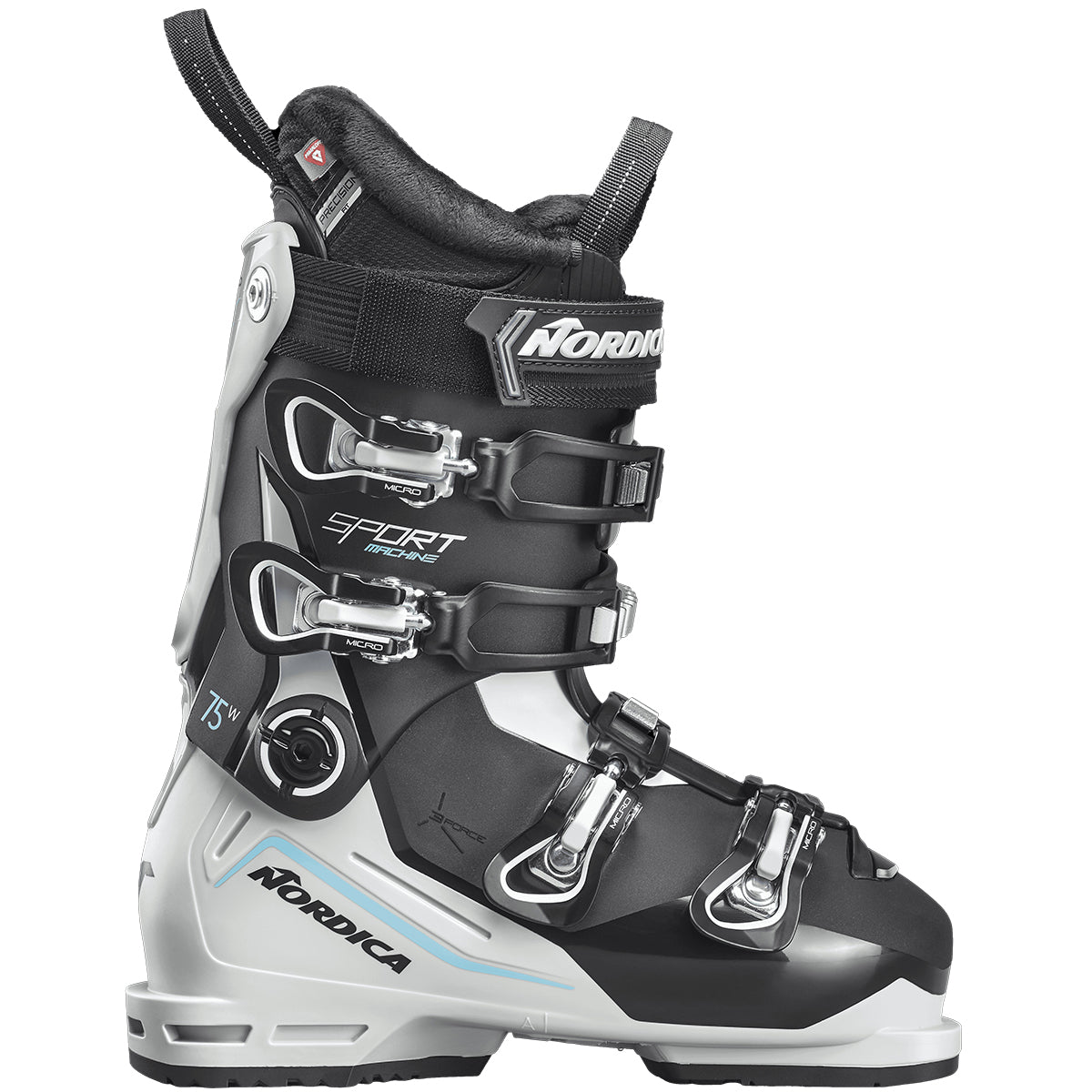 Nordica Sportmachine 3 75 Ski Boot - 2026 - Women's | Black/Grey/Blu