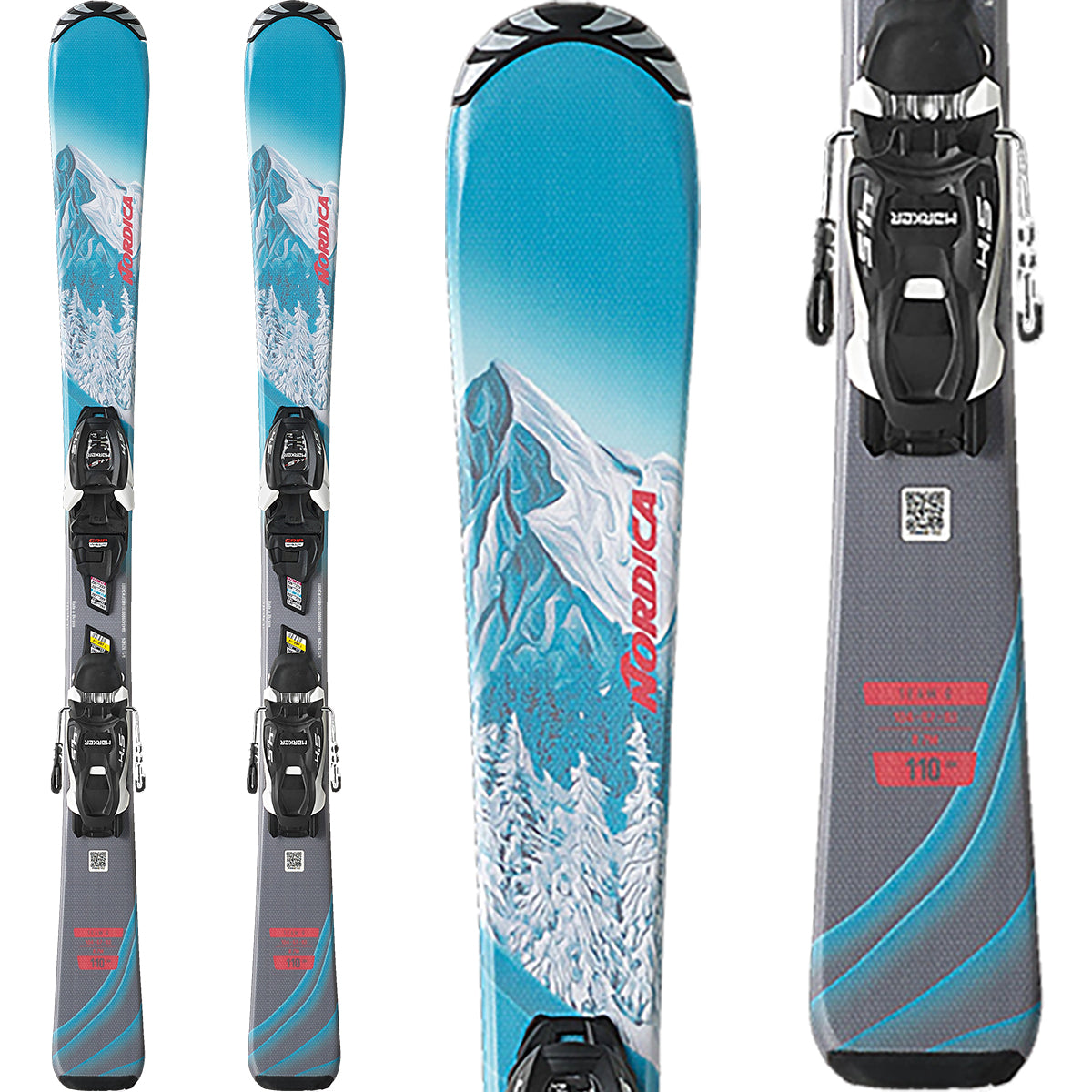 Nordica Team G FDT (100-140) + J4.5 Binding - 2026 - Kids' | One Color