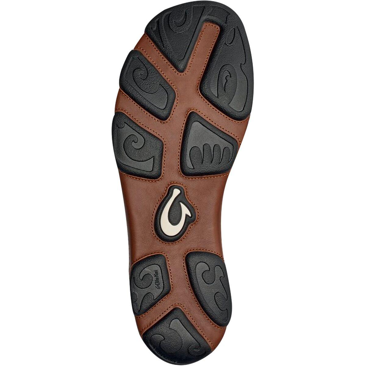 Olukai Moloa Shoe Mens | Dark Wood/Dark Java