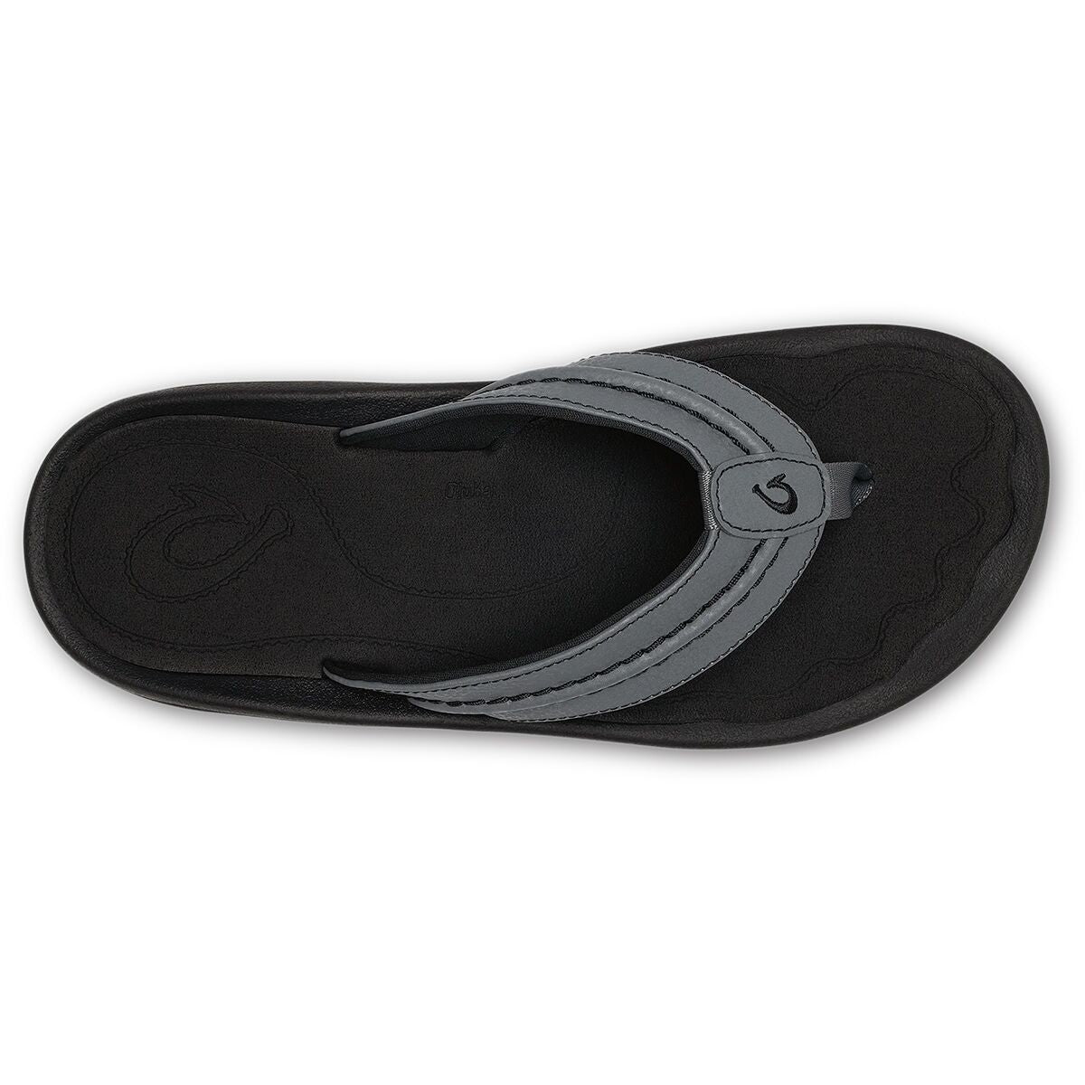 Olukai Hokua Flip Flop - Men's | Rock/Black