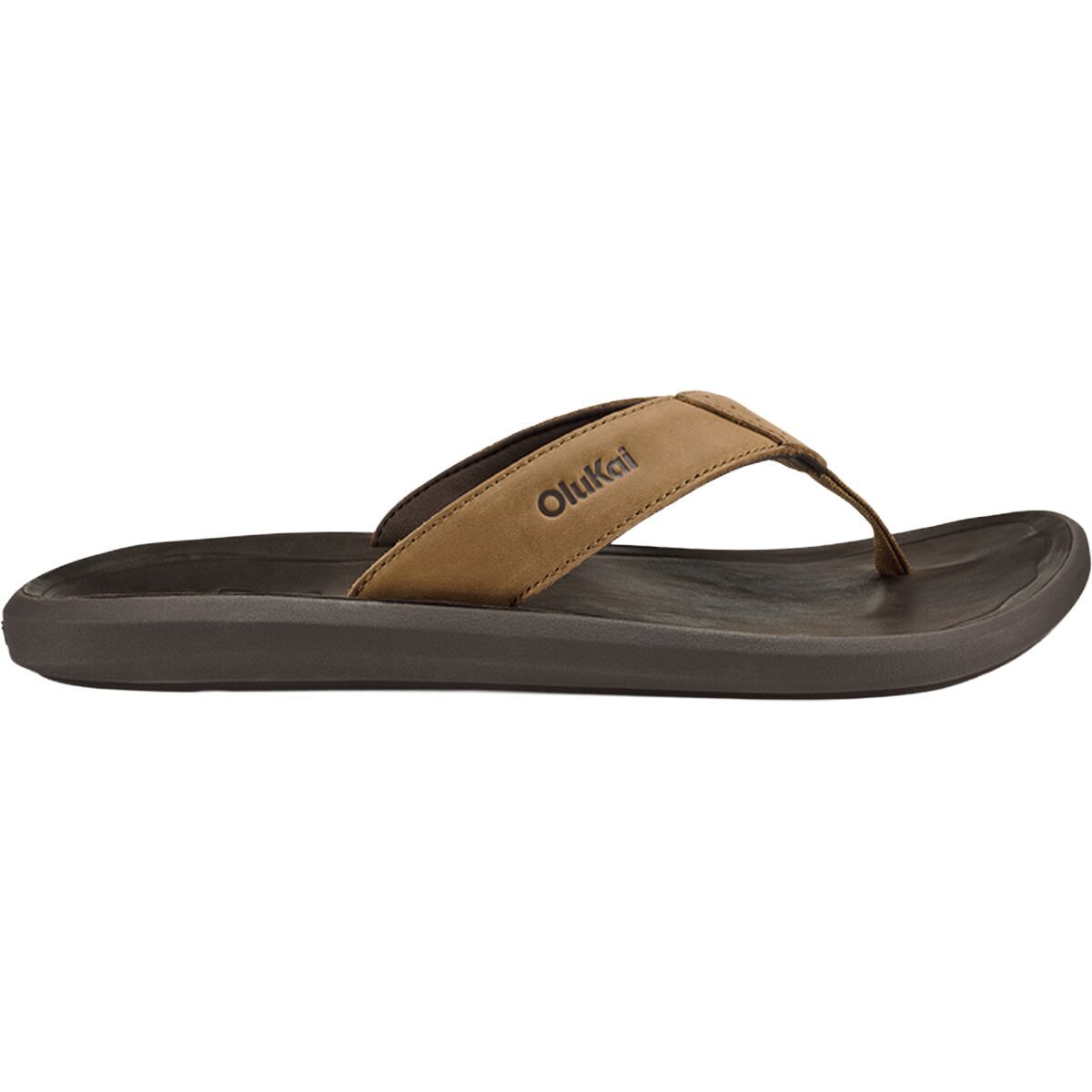 Olukai Pili Flip Flop - Men's | Tan/Dark Java