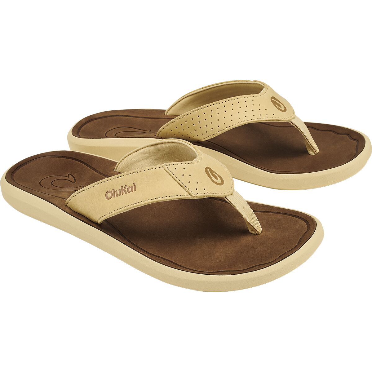 Olukai Pili Flip Flop - Men's | Toasted Coconut/Tan