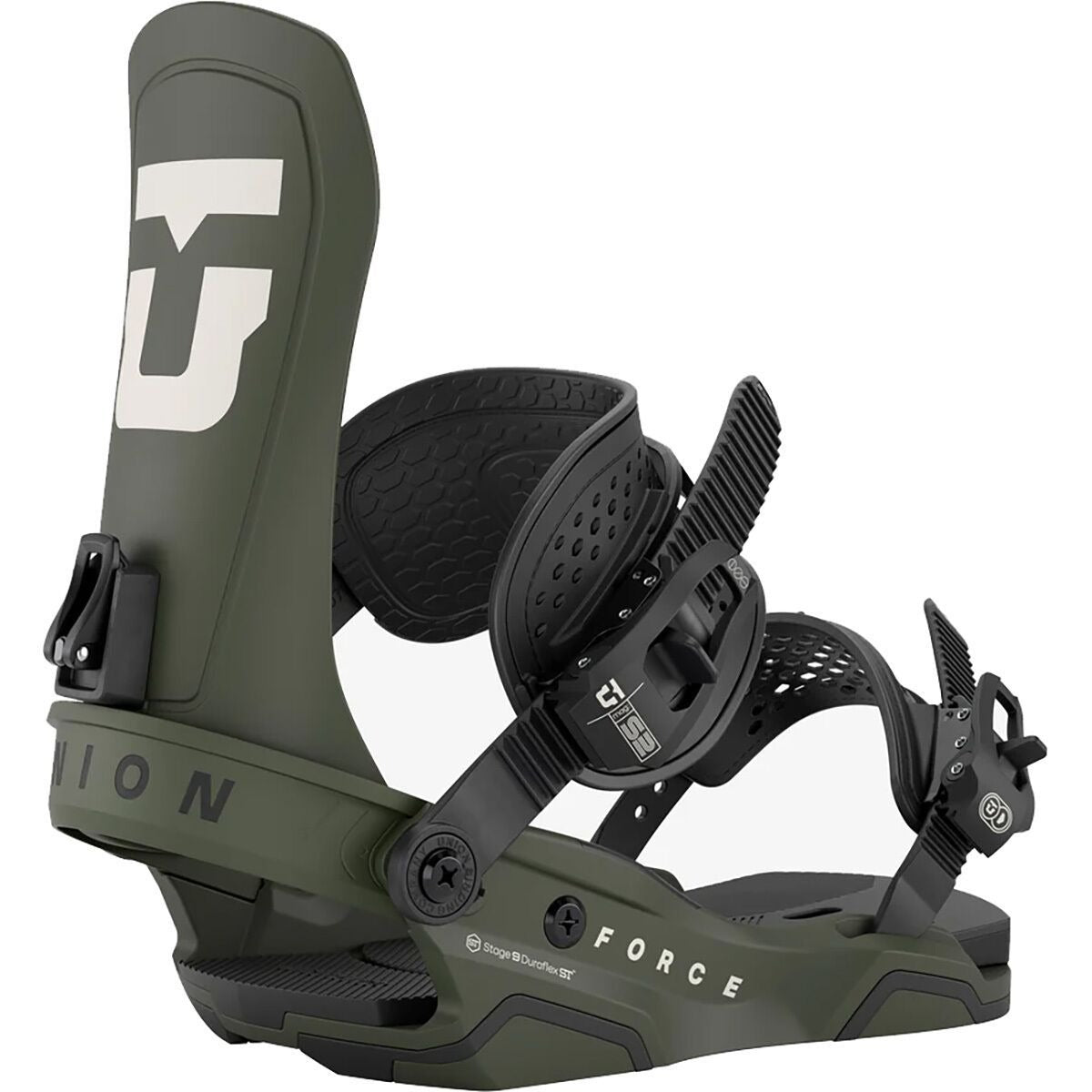Union Force Snowboard Binding | Army Green