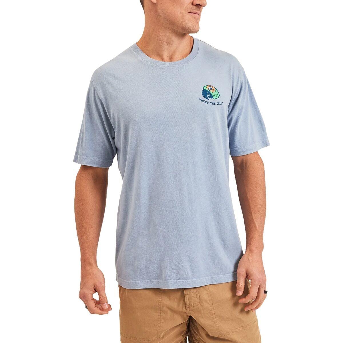 Howler Brothers Cotton T-Shirt - Men's | Chatty Bird/Dusty Blue