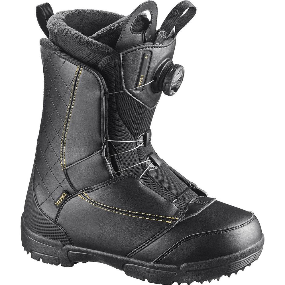 Salomon Snowboards Pearl Boa Snowboard Boot - Women's | Black Gold