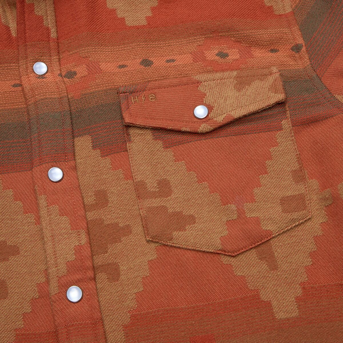 Howler Brothers Sheridan Flannel Shirt - Men's | Mitla Motifs-Terracotta