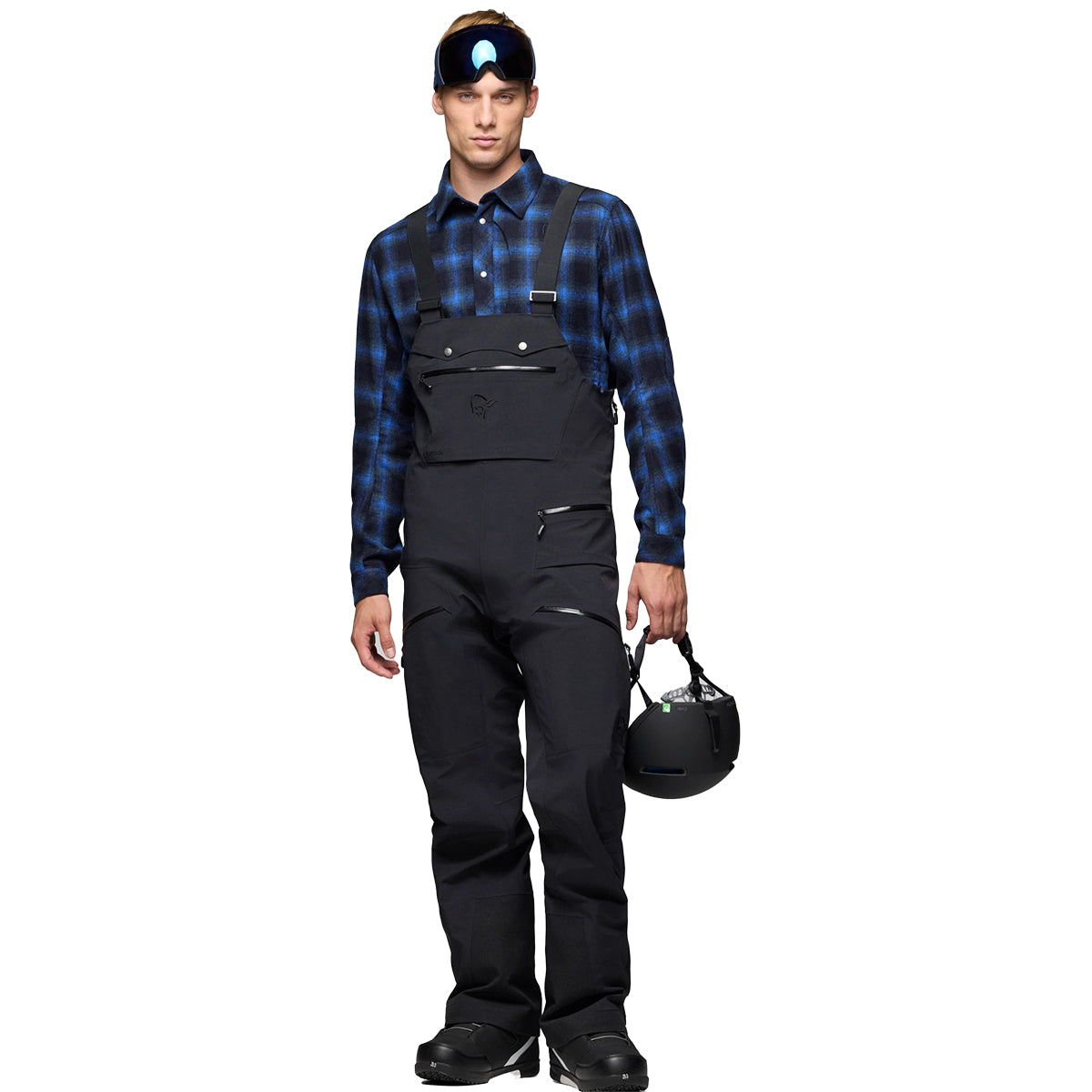 Norrona Tamok Gore-Tex Performance Shell Bib Pant - Men's | Caviar Black
