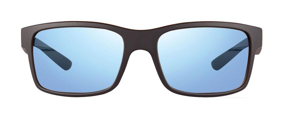 Revo Crawler XL Polarized Sunglasses | Matte Black w/ Blue Water