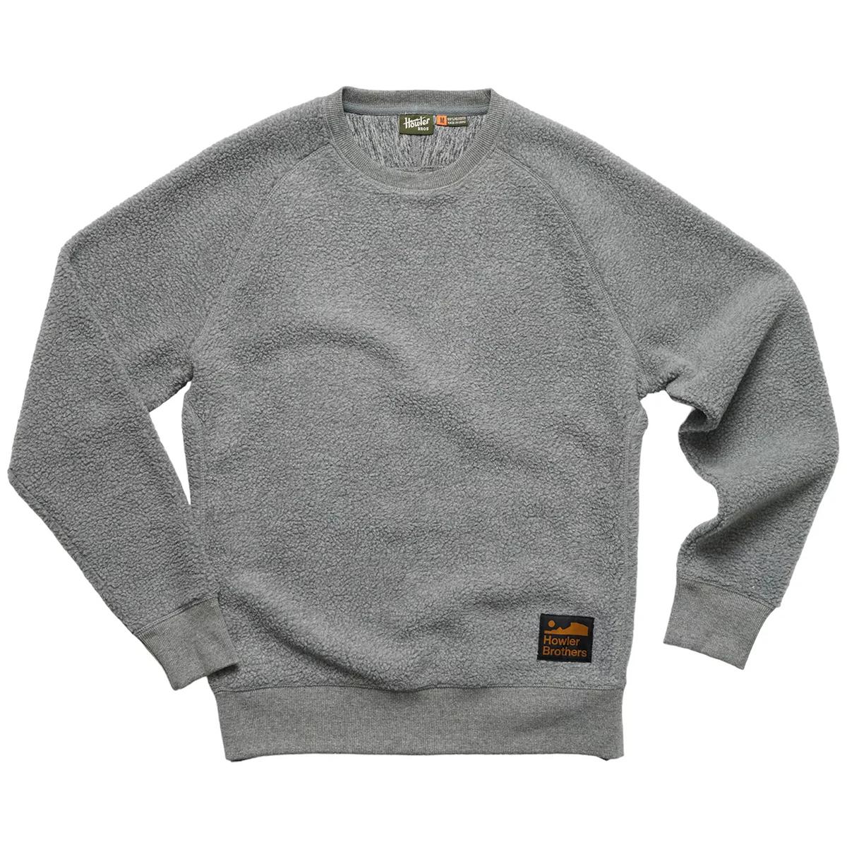 Howler Brothers Eleos Fleece Crewneck - Men's | Grey