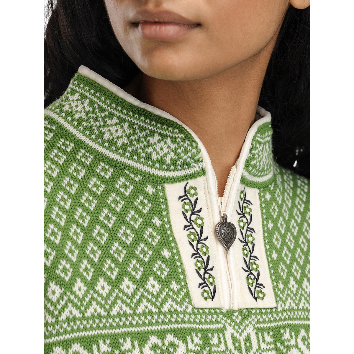 Dale of Norway Peace Knit Sweater - Women's | Spring Green