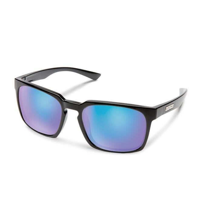 Suncloud Polarized Optics Hundo Sunglasses | Black w/Blue