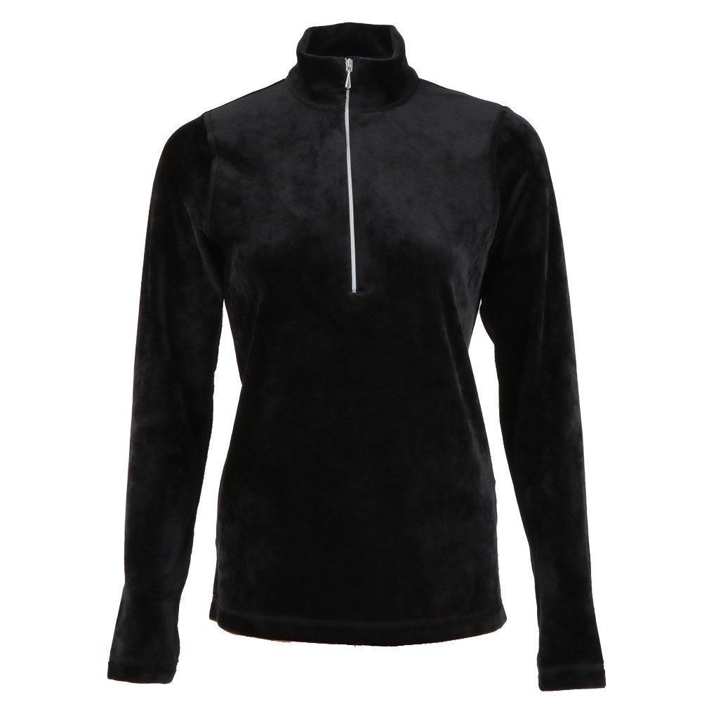 Sno Skins Cozy Micro Fleece 1/4 Zip Top - Women's | Black