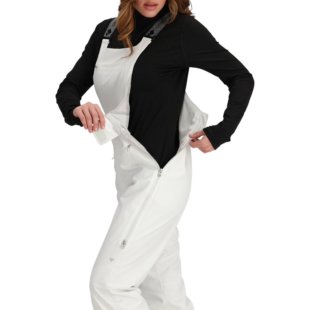 Obermeyer Bliss Bib Pant - Women's | White