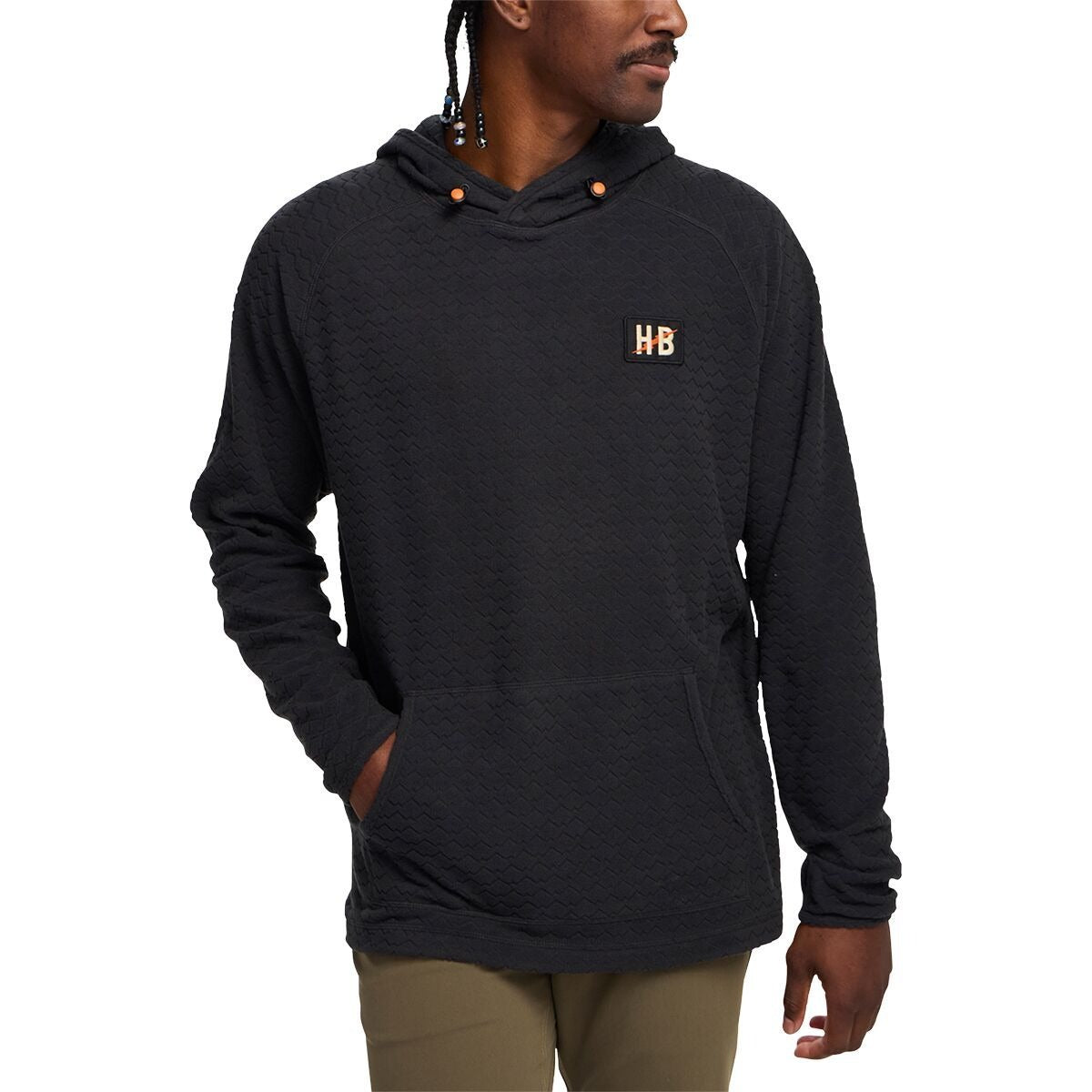 Howler Brothers Palo Duro Fleece Hoodie - Men's | Mountain Grid-Antique Black
