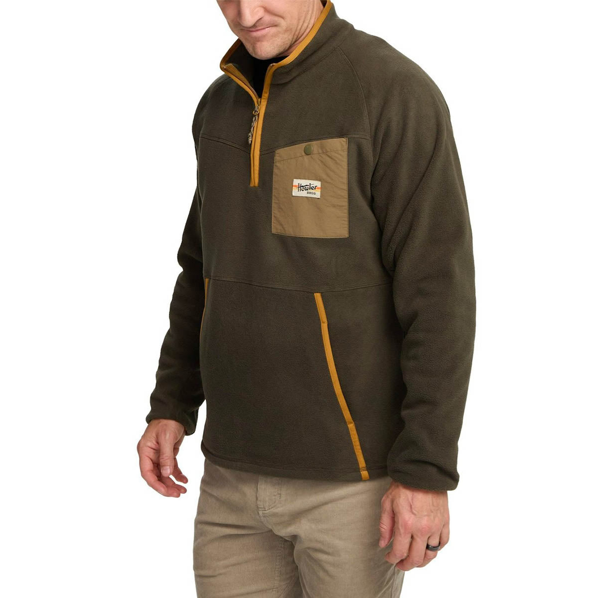 Howler Brothers Free Range Fleece Pullover - Men's | Army