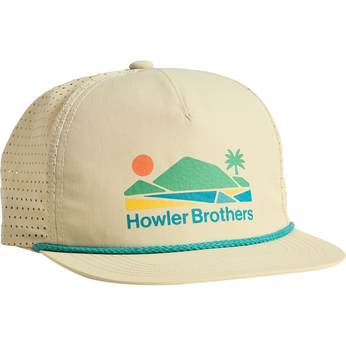 Howler Brothers Aperture Tech Strapback Hat | Bahia de Howler: Stone