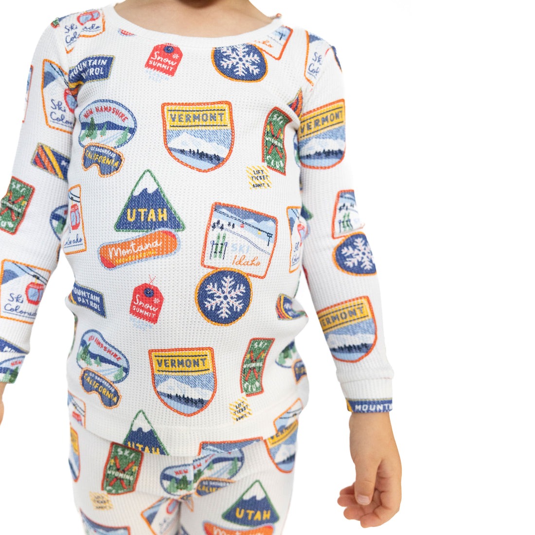 Angel Dear Loungewear Set - Toddler | Vintage State Snow Sport Patches