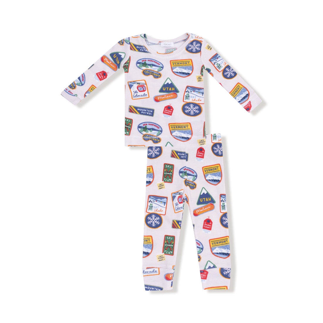 Angel Dear Loungewear Set - Toddler | Vintage State Snow Sport Patches