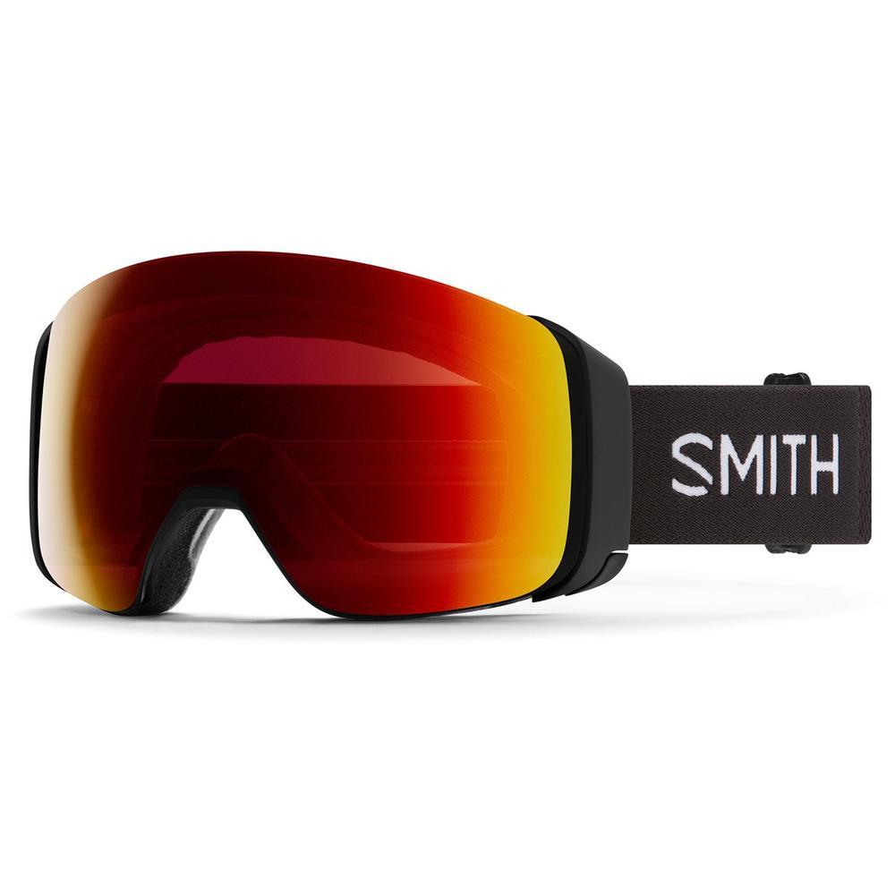 Smith 4D Mag Chromapop Goggles | Black w/ Sun Red Mirror