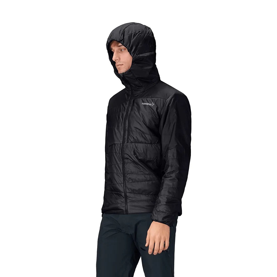 Falketind Thermo40 Hooded Jacket - Men's | Caviar Black