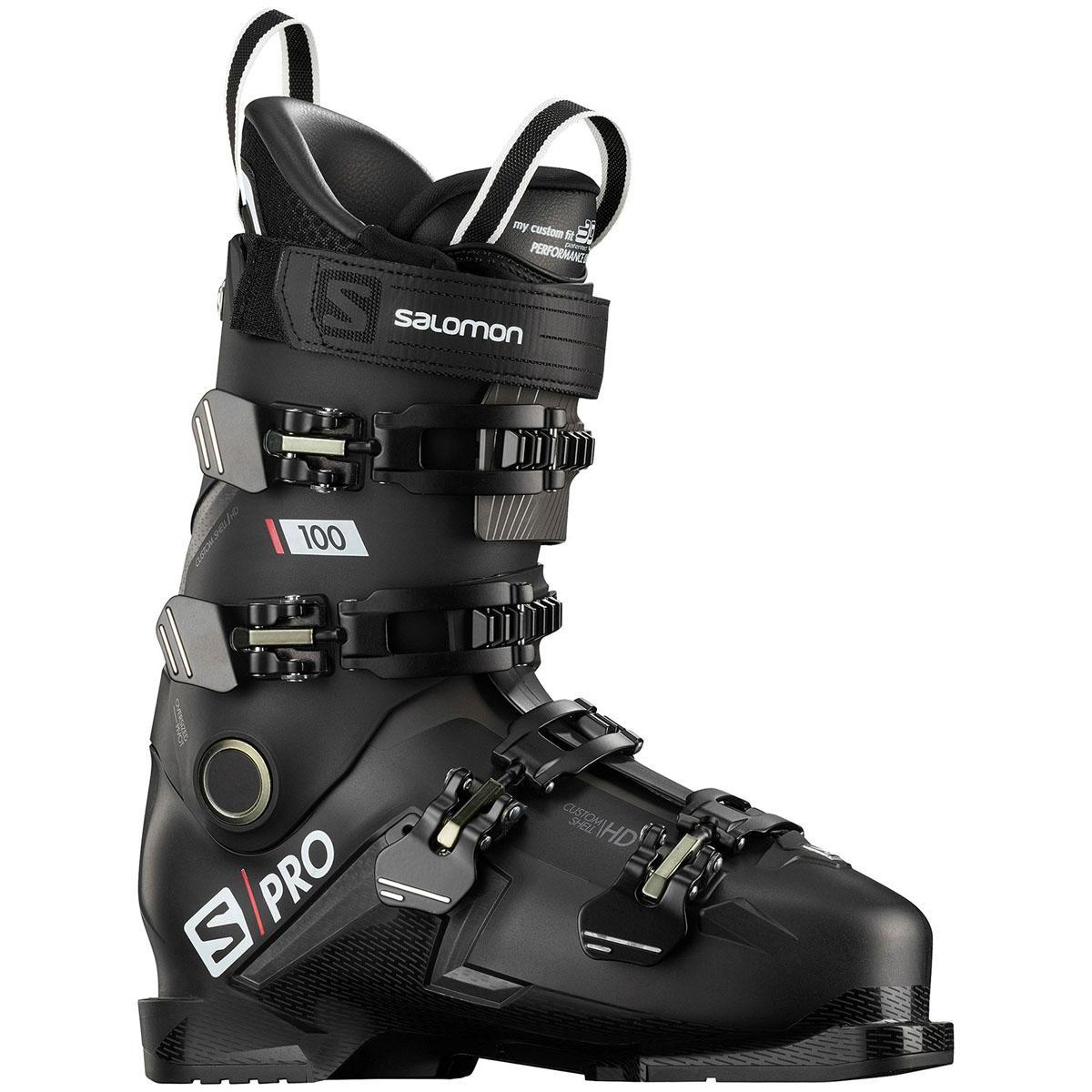 Salomon S/Pro 100 Ski Boot - Men's | Black/Red