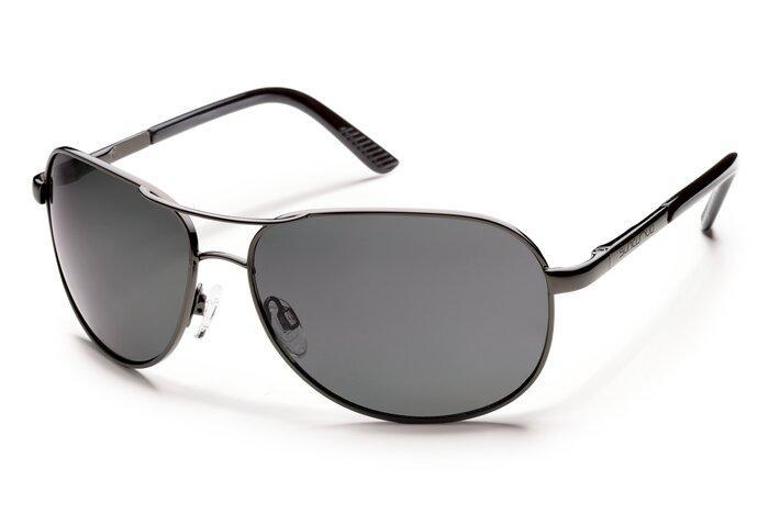 Suncloud Polarized Optics Aviator Sunglasses | Gunmetal w/Polarized Gray