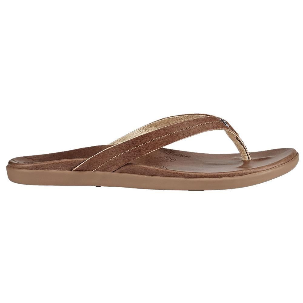 Olukai Honu Honu Flip Flop Womens | Tan