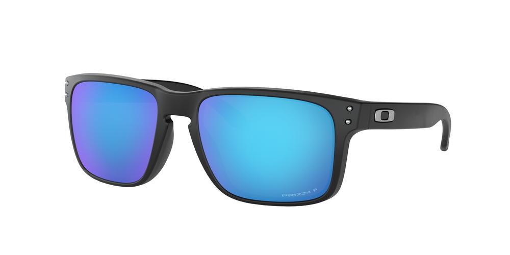 Oakley Holbrook Prizm Polarized Sunglasses | Matte Black Prizm Sapphire