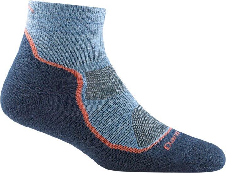 Darn Tough Light Weight 1/4 Hiker Sock - Women's | Denim