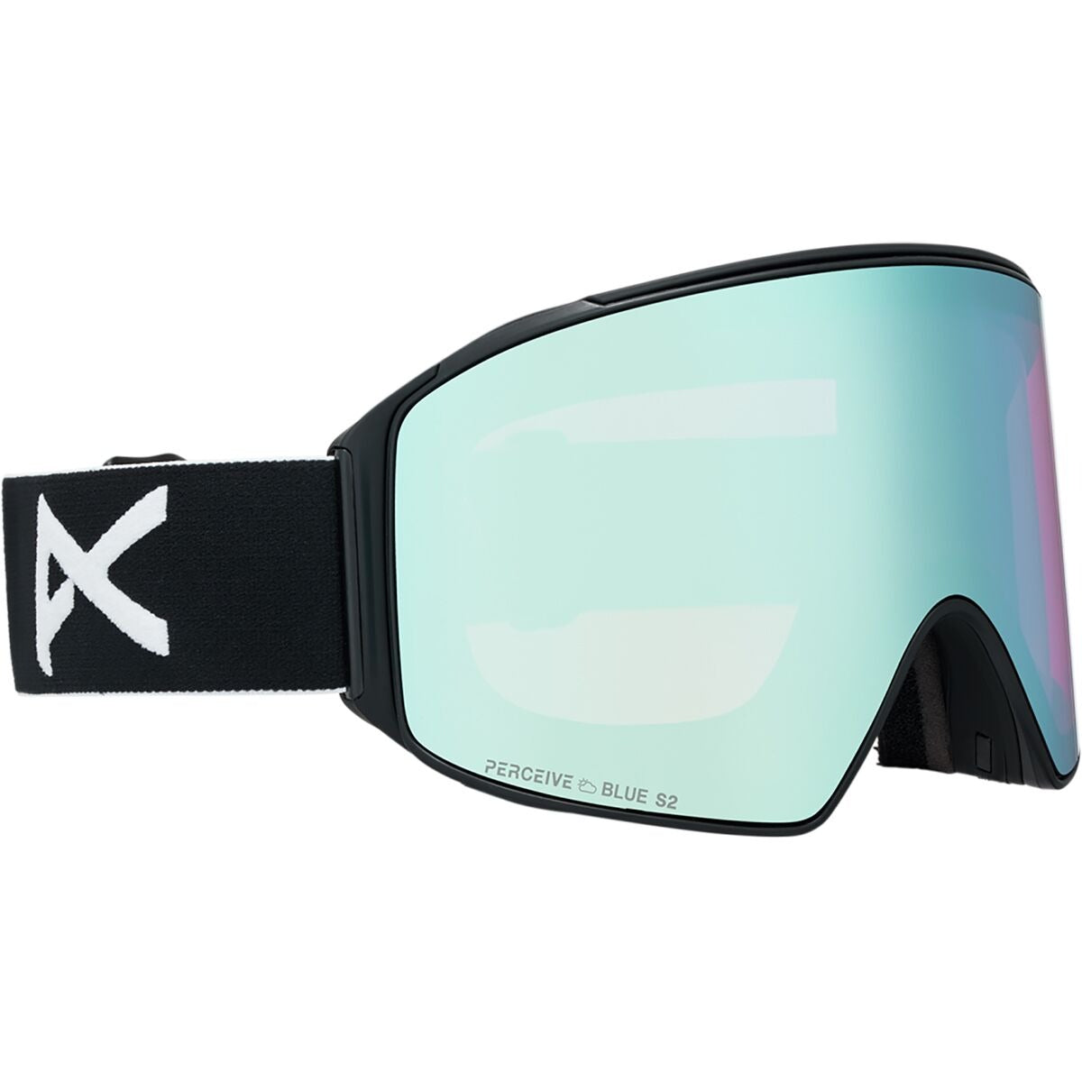 Anon M4 Cylindrical MFI Goggles | Black/ Perceive Variable Blue