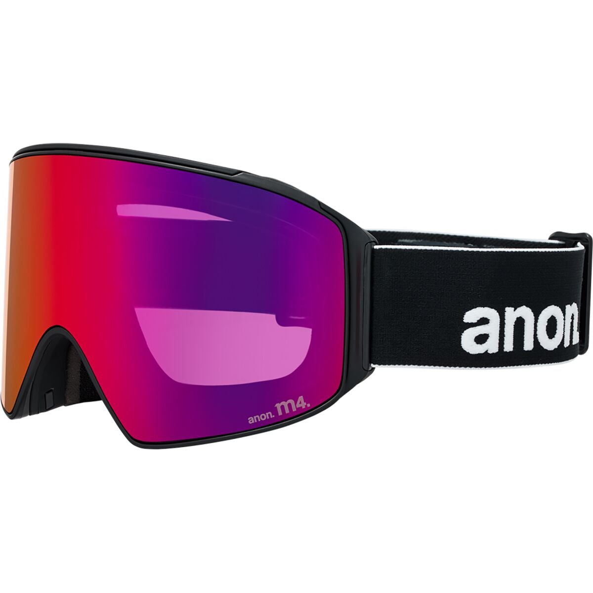 Anon M4 Cylindrical MFI Goggles | Black/Perceive Sunny Red