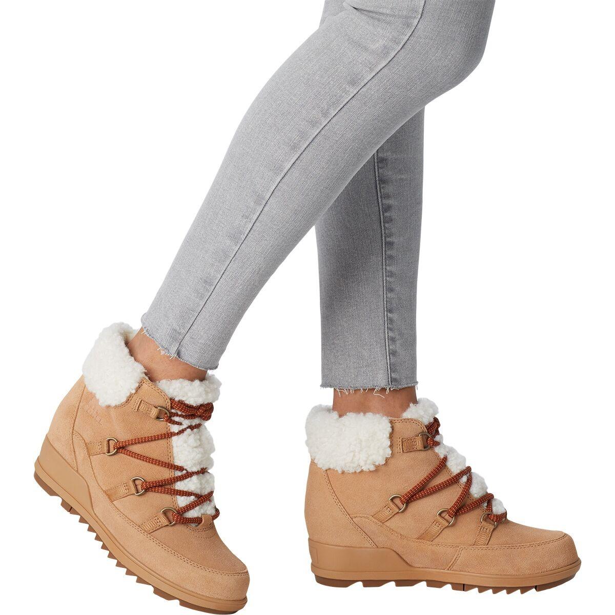 Sorel Evie Cozy Lace Boot - Women's | Tawny Buff