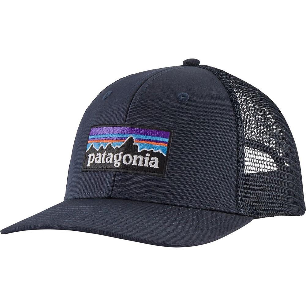 Patagonia P6 Logo Trucker Hat | Navy Blue
