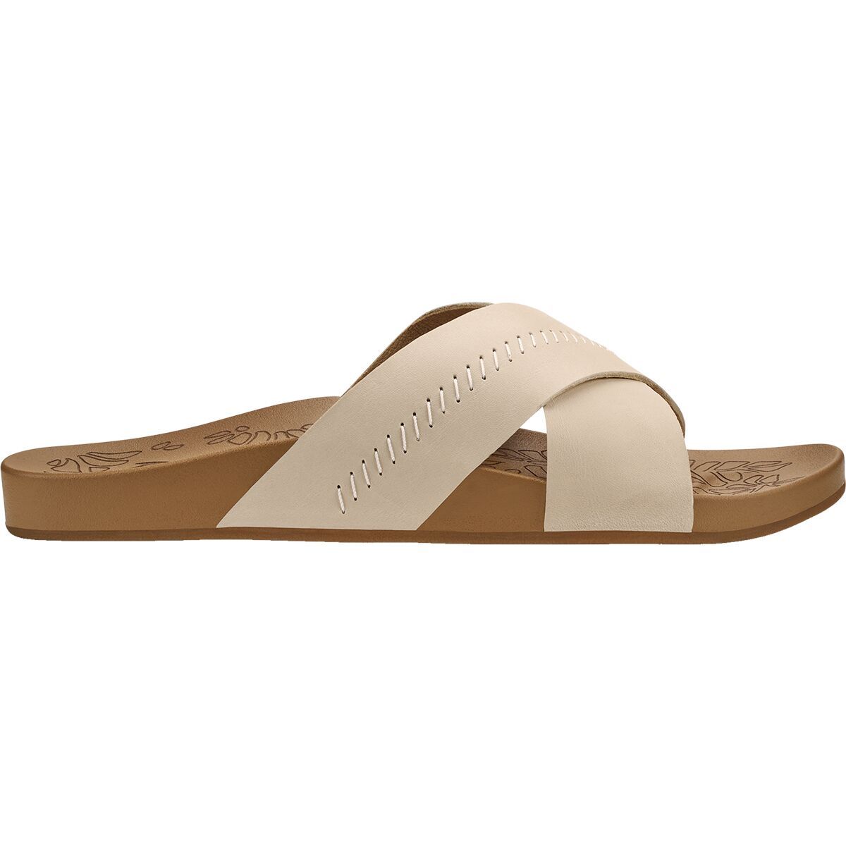 Olukai Kipe'a 'Olu Slide Sandal - Women's | Puka/Tan