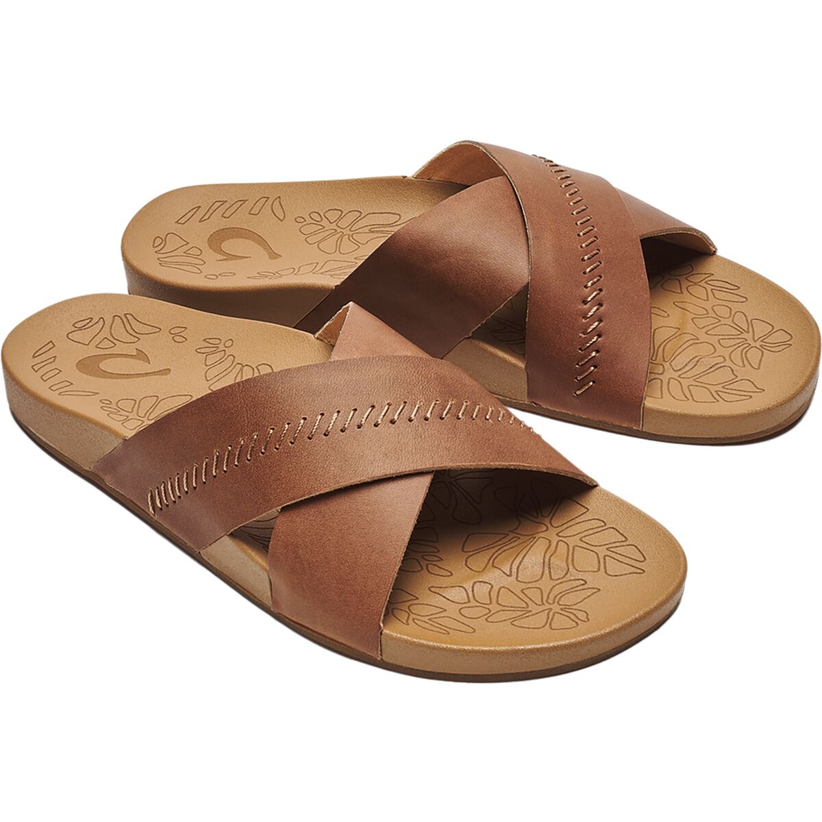 Olukai Kipe'a 'Olu Slide Sandal - Women's | Sahara/Sahara