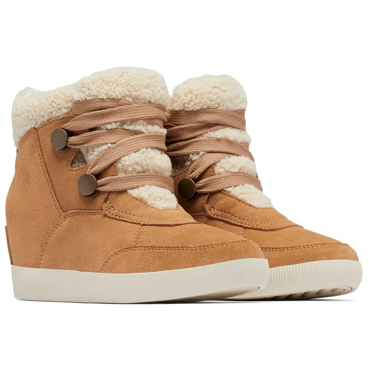 Sorel Out N About Coze Wedge Boot - Women's | Tawny Buff/Sea Salt