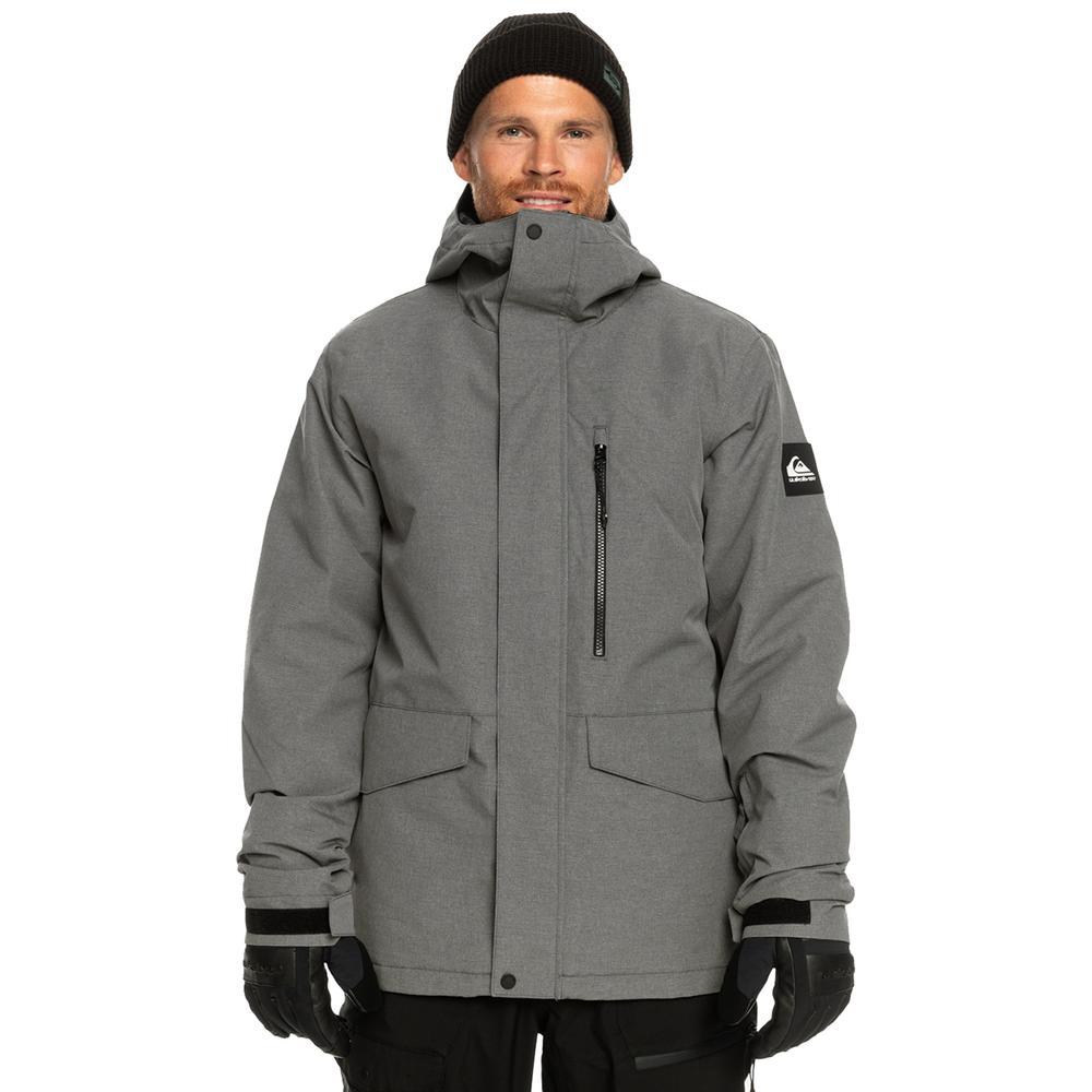 Quiksilver Mission Solid Insulated Jacket - Men's | Heather Grey