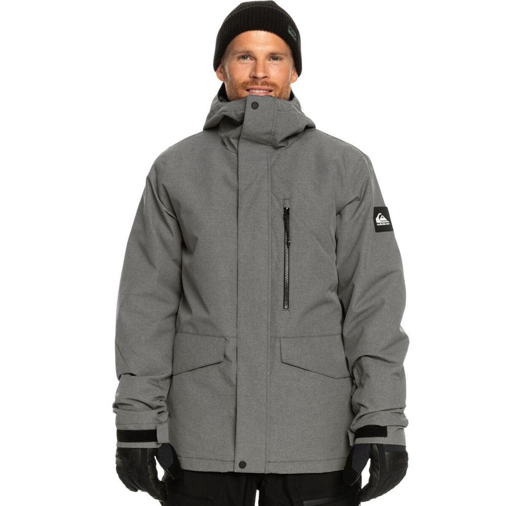 Quiksilver Mission Solid Insulated Jacket - Men's | Heather Grey