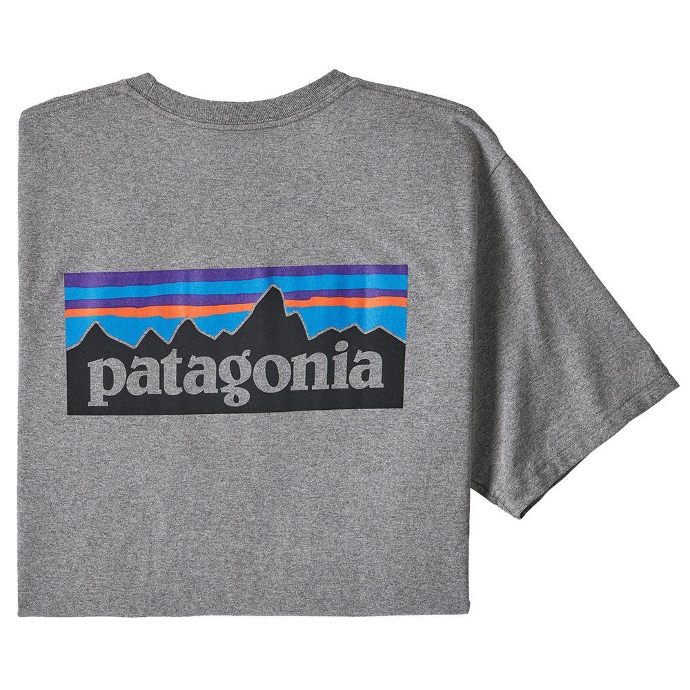 Patagonia P-6 Logo Short-Sleeve Responsibili-T-Shirt - Men's | Gravel Heather