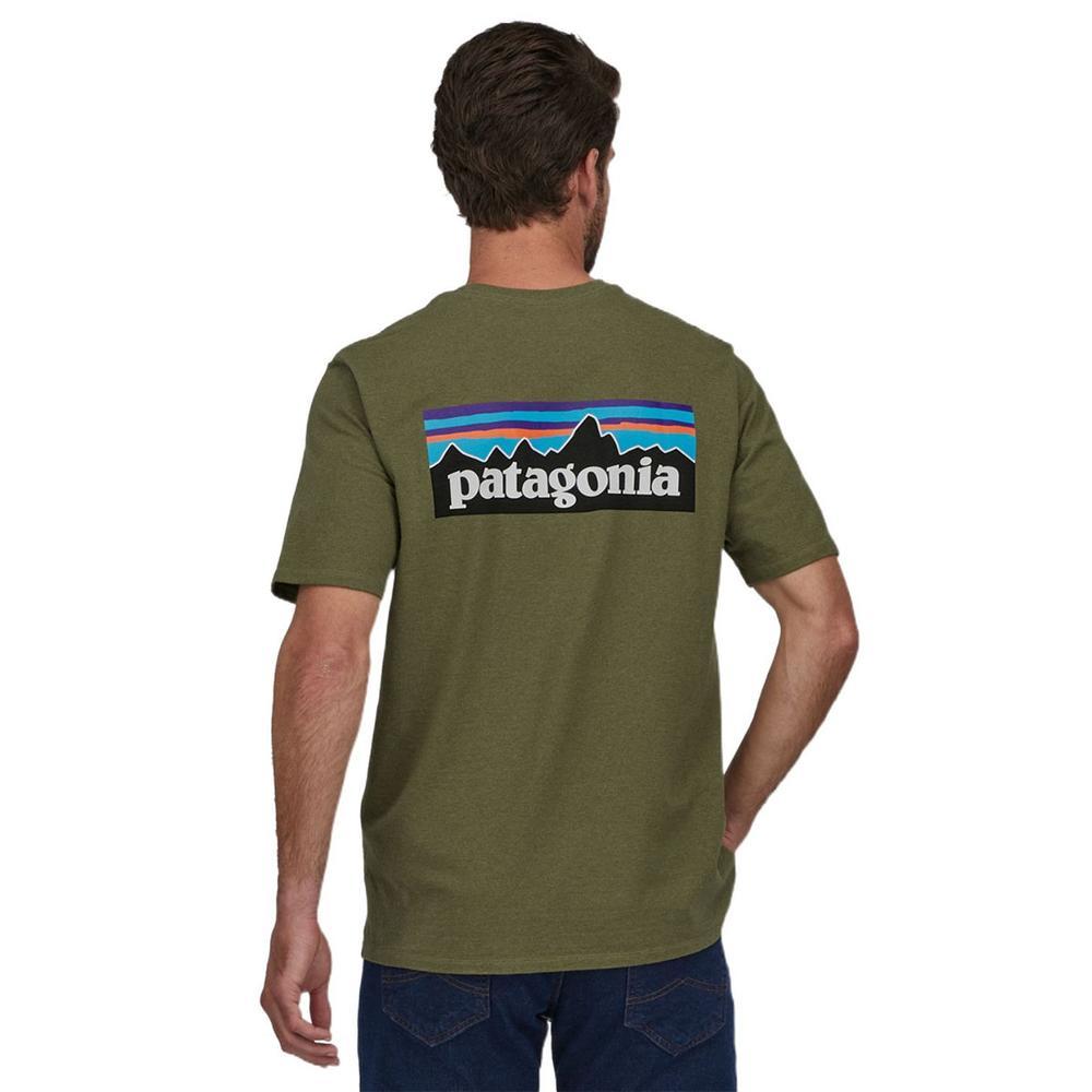 Patagonia P-6 Logo Short-Sleeve Responsibili-T-Shirt - Men's | Wyoming Green