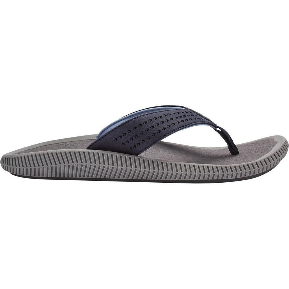 Olukai Ulele Flip Flop - Men's | Blue Depth/Charcoal