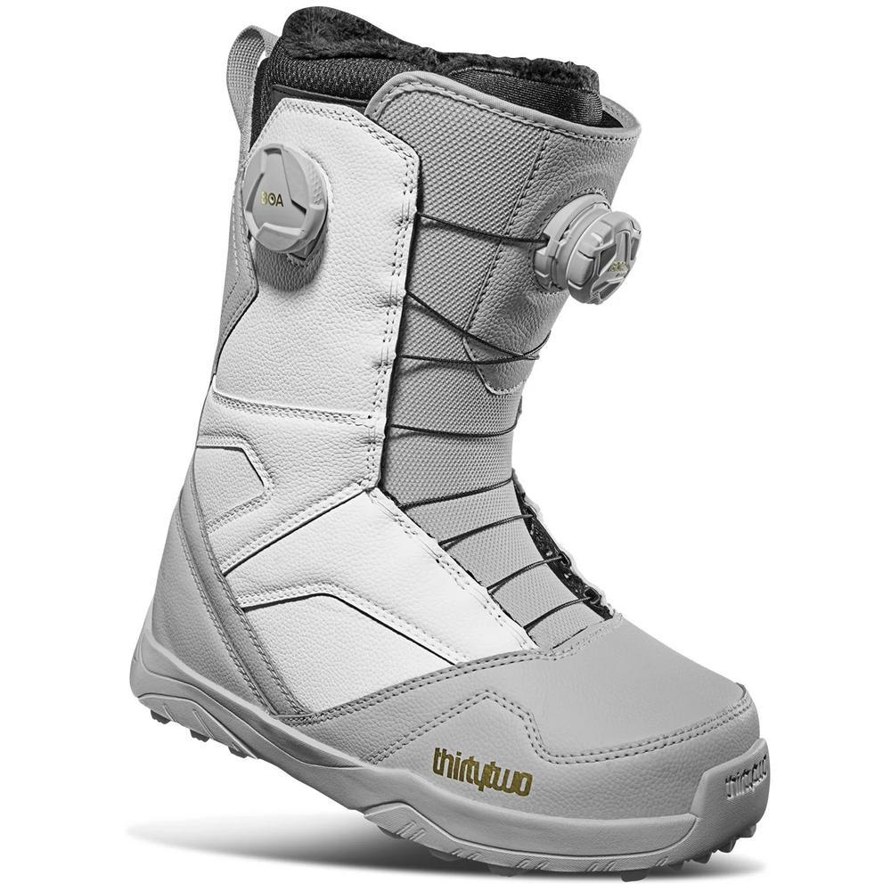 ThirtyTwo STW Double BOA Snowboard Boot - Women's | Grey/ White