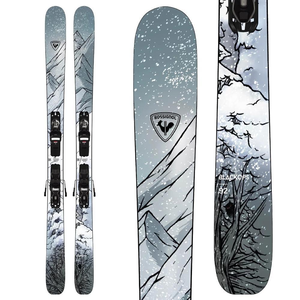 Rossignol Black Ops 92 Ski with Xpress 11 GW Binding | One Color