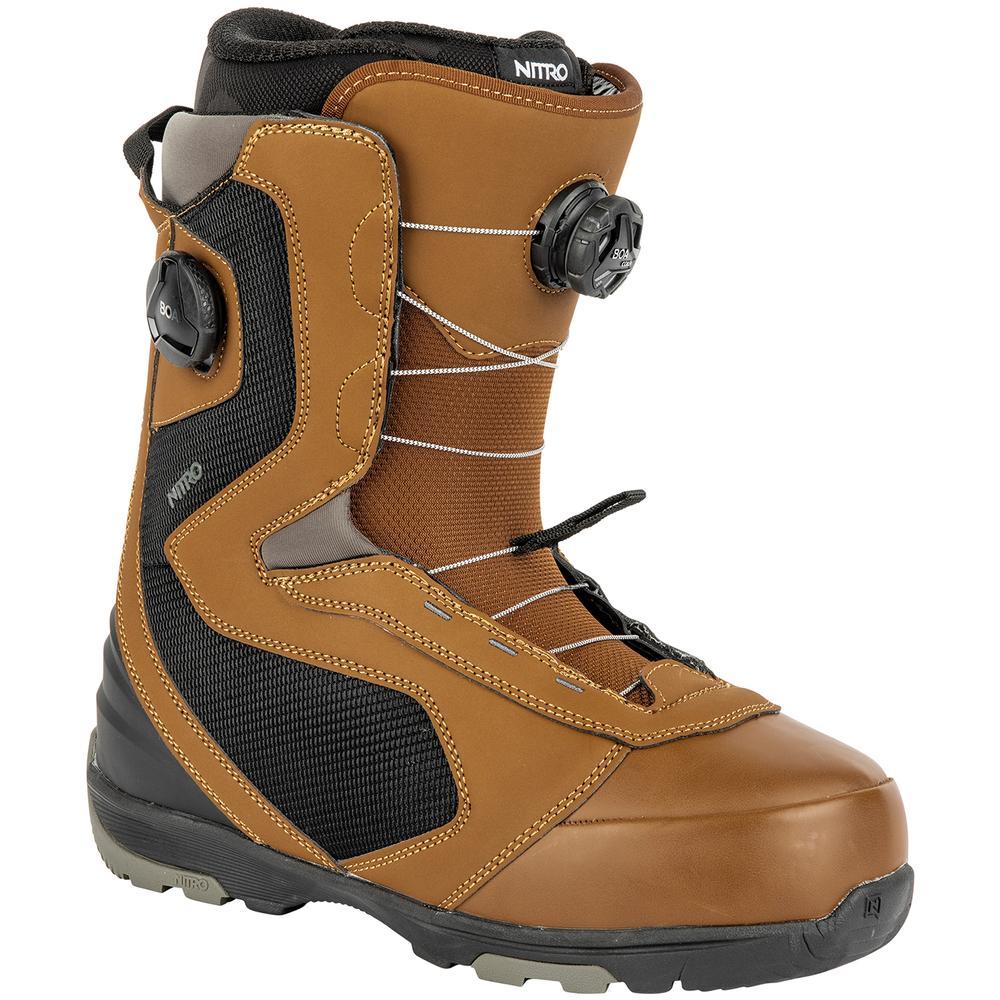 Nitro Club Dual Boa Snowboard Boot - Men's | Brown/ Black
