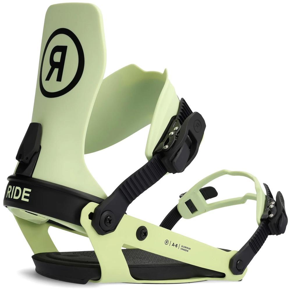 Ride A6 Snowboard Binding | Lime