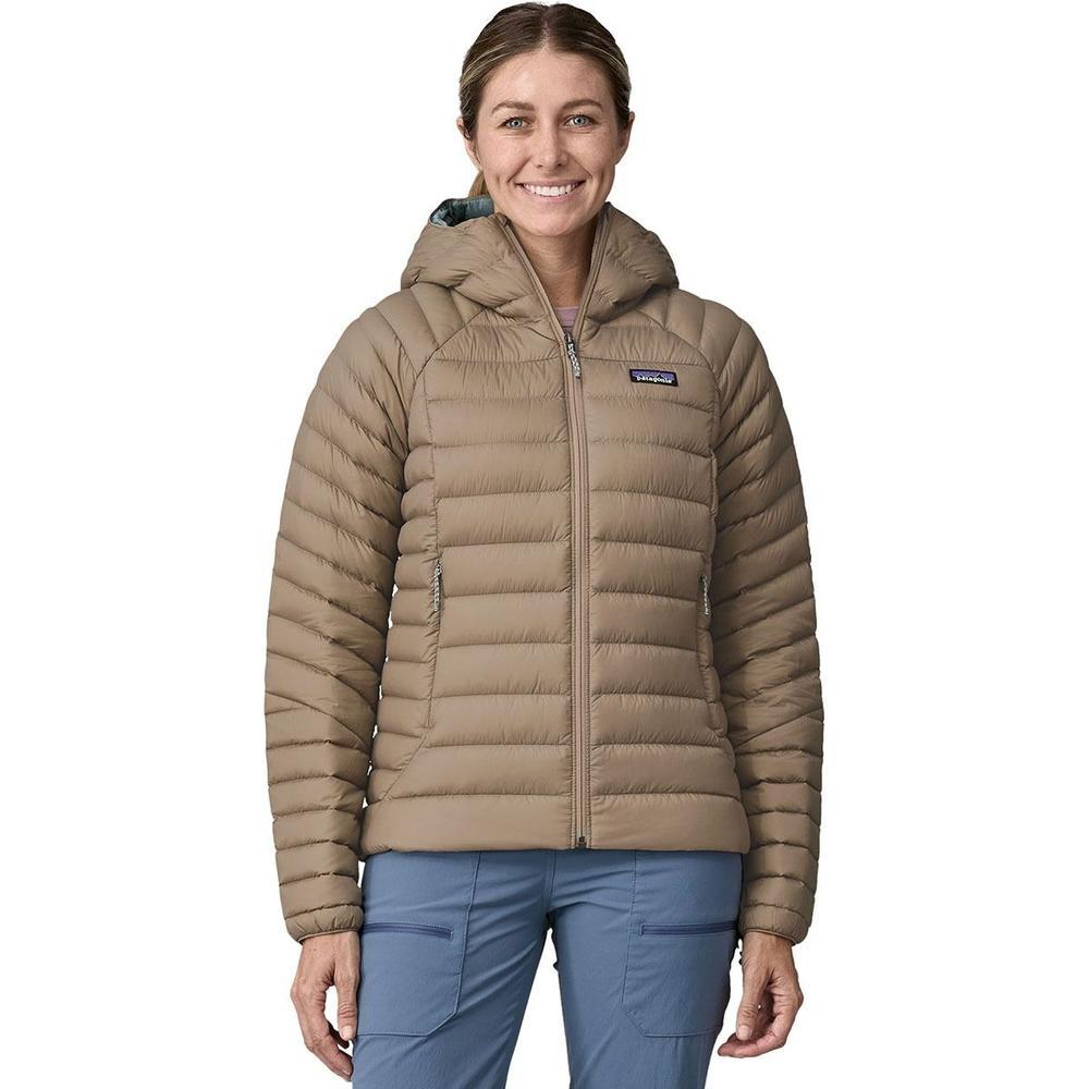 Patagonia Down Sweater FullZip Hooded Jacket - Women's | Seabird Grey