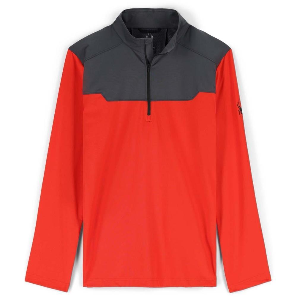 Spyder Leader Graphene 1/4-Zip Fleece MidLayer - Men's | Volcano