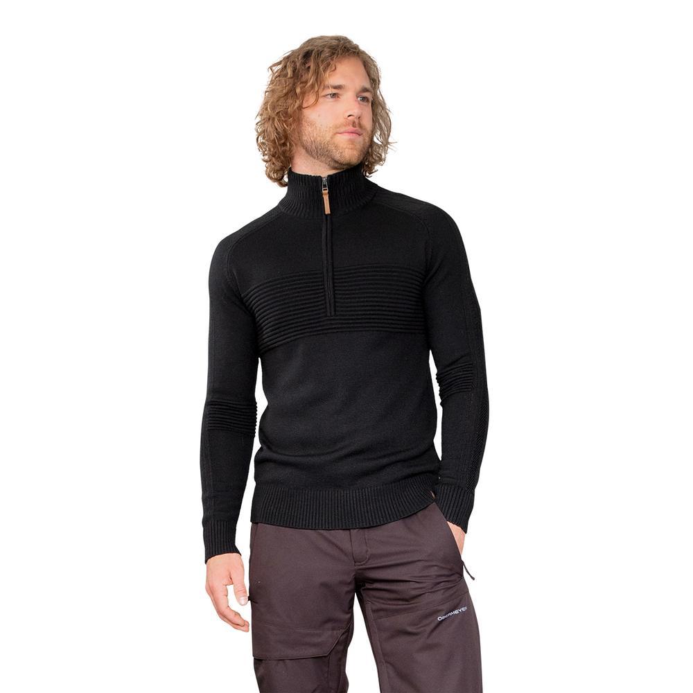 Obermeyer Vince 1/2 Zip Sweater - Men's | Black